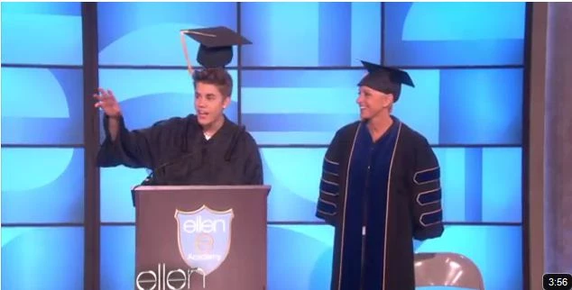 justion biebers grad