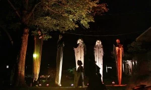 Halloween Brings Out Trick-Or-Treaters, Young And Old
